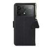 For Xiaomi Redmi K70 Side-Magnetic TJ Genuine Leather RFID Phone Case(Black)