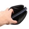 Sports Denim Universal Phone Bag Waist Bag for 5.5~6.3 inch Smartphones, Size: L (Blue)