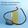 Night Running Hanging Neck Universal Hose Light Three-Speed Dimming Reading Light(Black)