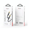 YESIDO CA102 PD 20W USB-C / Type-C to 8 Pin Braided Charging Data Cable, Length:2m(Black)