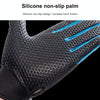 HSLEJP Outdoor Sports Breathable Touch Screen Antiskid Cycling Full Finger Gloves, Size: L(Black)