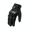 WUPP CS-1047A Motorcycle Racing Cycling Windproof Leather Full Finger Gloves, Size:M(Black)
