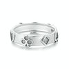 S925 Sterling Silver Playing Card Ring(No.6)