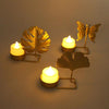 Christmas A Black Gold DH2303-03 Metal Retro Iron Art Candlesticks Ornament Table Candle Cup Decoration Props