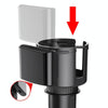 2 in 1 Car Center Console Water Cup Holder Multi-purpose Storage Box(Black)