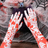 Halloween Party Decoration Blood Print Masquerade Props Horror Costume Cosplay Props, Style: Bloody Apron(Average)
