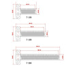 Woodworking T-Shaped Hole Marking Ruler, Style:T260