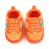 D2540 Autumn And Winter Soft Soled Walking Shoes Baby Shoes For 0-1 Years Old, Size: 11cm(Orange)