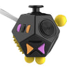 12 Sides Magic Cube Generation 2 Decompression Cube Toy with Gears & Rotating Dial & 360 Degree Joystick