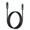 ENKAY PD30W Type-C to 8 Pin Fast Charging Data Silicone Cable with LED Display, Length:2m(Black)