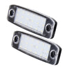2 PCS LED License Plate Light with 18  SMD-3528 Lamps for Hyundai Sonata,2W 120LM,6000K, DC12V(White Light)