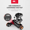 YELANGU L4X Camera Wheel Dolly + PC142 Phone Clamp with Remote, Load: 3kg