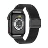 Ochstin 5HK28 1.78 inch Square Screen Steel Strap Smart Watch Supports Bluetooth Call Function/Blood Oxygen Monitoring(Black)