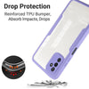 For Samsung Galaxy A13 4G Acrylic + TPU 360 Degrees Full Coverage Phone Case(Purple)