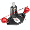Router Planer Right Angle Tenon Shoulder Trimming Slotting Planer DIY Woodcraft Tool, Model: Wooden Handle
