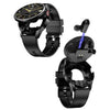 R6 1.32-Inch TWS 2-In-1 Bluetooth Headset Smart Watch, Heart Rate / Blood Oxygen Monitoring(Black Steel)