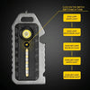 E-SMARTER W5136 Mini Keychain Strong Light Portable Flashlight(Tarnish)