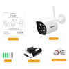 SriHome SH034C 4MP WiFi Security Camera Outdoor AI Human Tracking US Plug