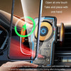 Car Magsafe Wireless Charger Transparent Induction 120W Fast Charging Universal Mobile Phone Bracket(Black)