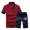 Summer Men T-shirt Half-sleeved Sports Suit, Size: XXXXL()