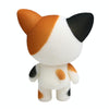 Little Cute PVC Flocking Animal Calico Cat Dolls Creative Gift Kids Toy, Size: 5.5*3.5*6.5cm(White)