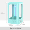 Intelligent Human Induction Portable UVC Sterilizer LED Light Underwear Disinfection Stick Lamp (Pink)
