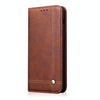 Casual Style Retro Crazy Horse Texture Horizontal Flip Leather Case for Asus Zenfone LIVE2 (L2) ZA550KL, with Card Slots & Holder & Wallet (Dark Brown)