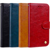 For Samsung Galaxy A5 (2017) Business Style Oil Wax Texture Horizontal Flip Leather Case with Holder & Card Slots & Wallet(Black)