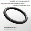 BEN.JACK Car Anti-slip Sweat-absorbent Liquid Silicone Steering Wheel Cover(Black)