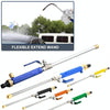 Garden Lawn Irrigation High Pressure Hose Spray Nozzle Car Wash Cleaning Tools (Yellow)