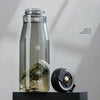 Nobvan Magic Ball Magnetic Bomb Tea Warehouse Tritan Large Capacity Sports Cup, Style: 1000ml (Gray)