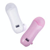 Portable Manual Thermostat Wax Machine Hair Removal Wax Bean Heater, EU Plug(Pink)