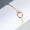 English Letter Bracelet Couple Girlfriends DIY Bracelet Men Women Micro Inlaid Zircon Rainbow Bracelet(S)