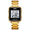 SKMEI 2064 Multifunctional Muslim Worships Compass Luminous Digital Wrist Watch(Gold+White)