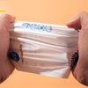 100 PCS  Charging Cable U Disk Universal Color Printing Sealing Pocket(11x18cm Blue Matte)