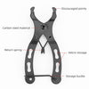 3 PCS Bicycle Mini Chain Fast Release Magic Buckle Pliers Two-Way Bayonet Disassembly Pliers(Black)