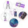 For Samsung Galaxy S25 Ultra 5G Electroplating Marble Dual-side IMD Phone Case with Lanyard(Purple 016)