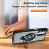 For Samsung Galaxy A16 5G TPU Hybrid PC Magnetic Holder Phone Case(Grey)