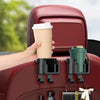 2pcs Car Multifunctional Cup Holder Storage Hook Mobile Phone Holder(Black)