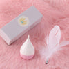 Interactive Cat Feather Tumbler Toy - White+Pink