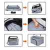 Car Pet Kennel Bag Foldable Storage Dog Passenger Basket, Model: Conventional(Gray)