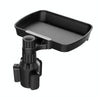 B09 Car Drink Water Cup Holder 360 Degree Rotating Dinner Plate(Black)