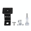 PULUZ Aluminum Alloy Motorcycle Fixed Holder Mount with Tripod Adapter & Screw for GoPro, Insta360, DJI and Other Action Cameras(Silver)