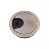 2 PCS Desk Computer Desktop Zinc Alloy Round Threading Box Hole Cover, Hole Diameter: 53mm (Green Bronze)