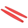 2 PCS Universal Car Body Carbon Fiber Bumper Guard Protector Sticker/Car Crash Bar Bumper Strips /Car Crash Strips/Anti-rub Strips/Anti-rub Bar(Red)