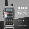 Baofeng BF-UV5R Plus S9 FM Interphone Handheld Walkie Talkie, EU Plug(Black)