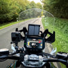 For BMW R1300GS Motorcycle Side Air Deflector Windshield(Grey)