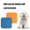 Silicone Licking Mat, Small Blue, Slow Feeder Dog Bowl, Suction
