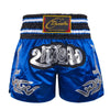 ZhuoAo Muay Thai/Boxing/Sanshou/Fighting Shorts for Men and Women, Size:XS(Classic Blue)