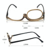 Makeup Presbyopic Glasses Monolithic Reading Glass Magnifying Glass, Degree: +300(Light Blue)